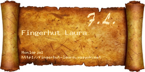 Fingerhut Laura névjegykártya